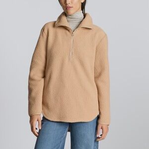 Everlane Renew Fleece Half Zip - Size Large